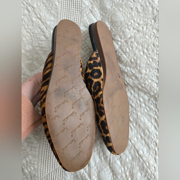 Splendid Leopard Print Women's Slip-On Mules, Real Leather | size 9 - Picture 5 of 6